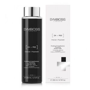 SYMBIOSIS Activated Charcoal Propanediol Purifying Correcting Micellar Water NEW